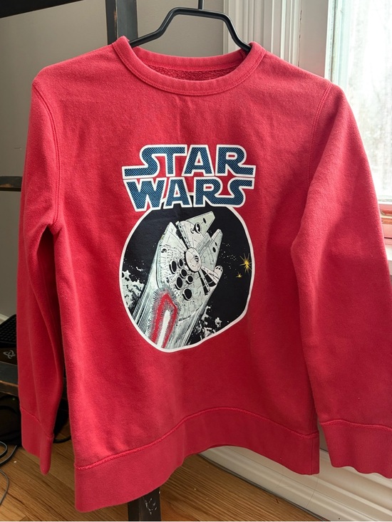 GAP Other - GAP Star Wars Millennium Falcon Sweatshirt Kids XL Red Crewneck